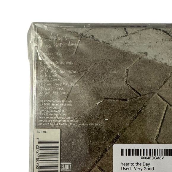 A Year to the Day by the Zephyrs Preowned 10 Tracks 2003 Indie - Picture 3 of 3